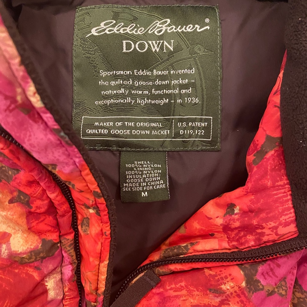 Eddie Bauer Goose Down Quilted Vest. - image 3